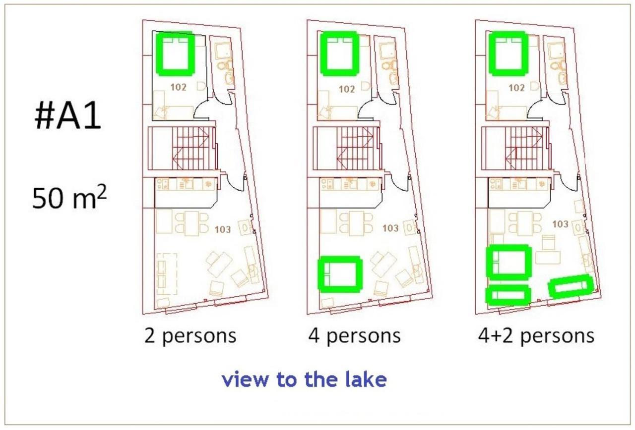 'By The Lake' Apartments Ohrid Exterior foto